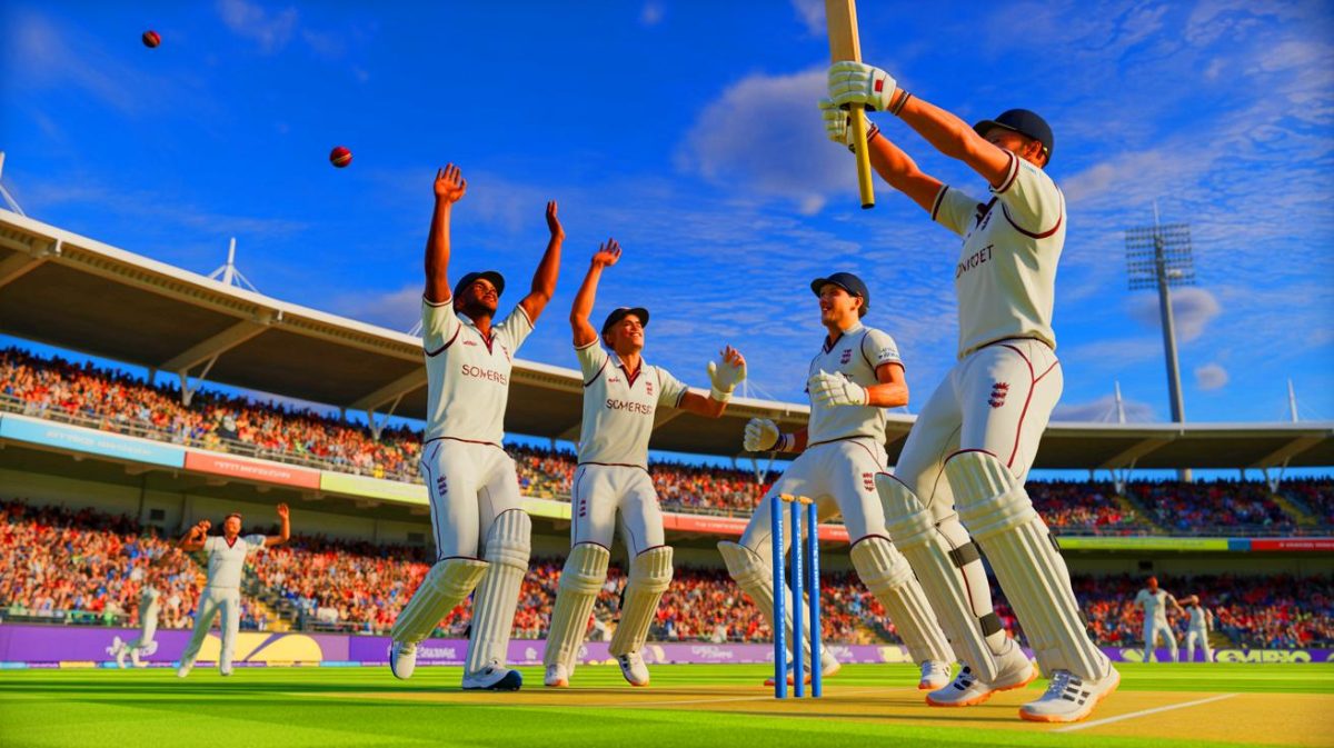 “Unstoppable Force of Nature”: Somerset’s Stunning Domination Over Durham Unfolds in Just Two Days with Leach’s Spectacular Six-Wicket Haul Illustration of Somerset's victory over Durham in the County Championship, highlighting Jack Leach's six-wicket haul, created by artificial intelligence.