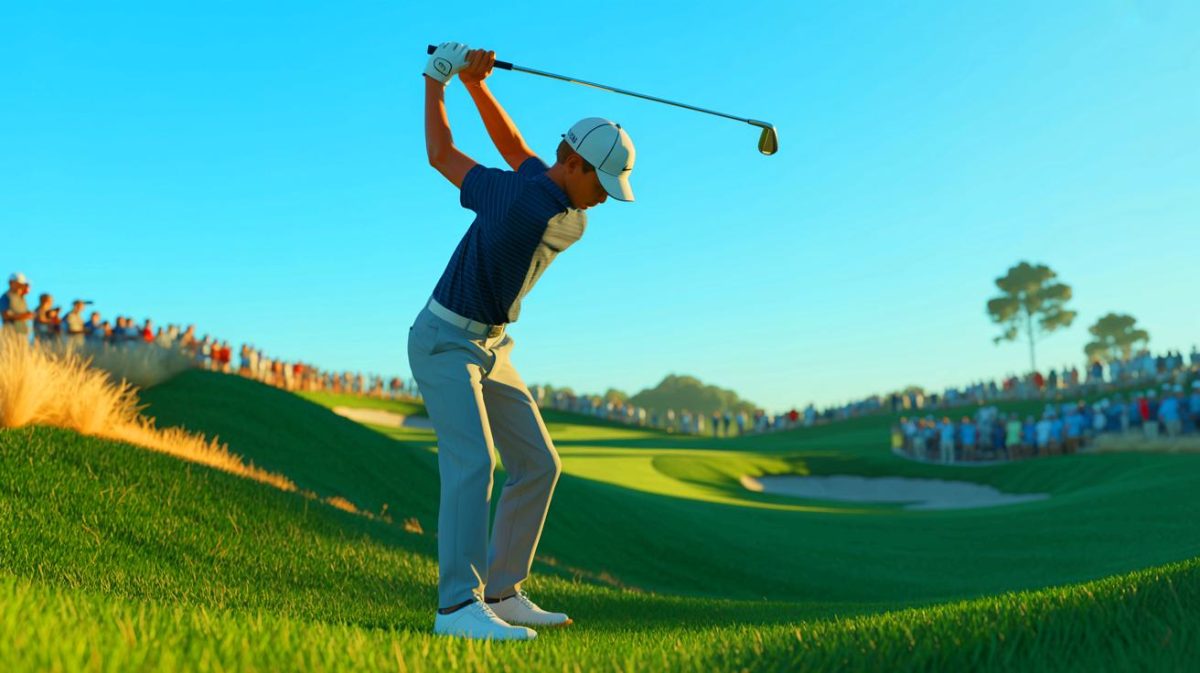 Charlie Woods Slammed by Critics as “Unfit” After Junior Ryder Cup Fate Sealed in Controversial PGA Championship Finale Illustration of Charlie Woods competing in the final round of the Junior PGA Championships.