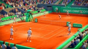 Illustration of Carlos Alcaraz as the reigning men's French Open champion after an epic five-set victory over Jannik Sinner.