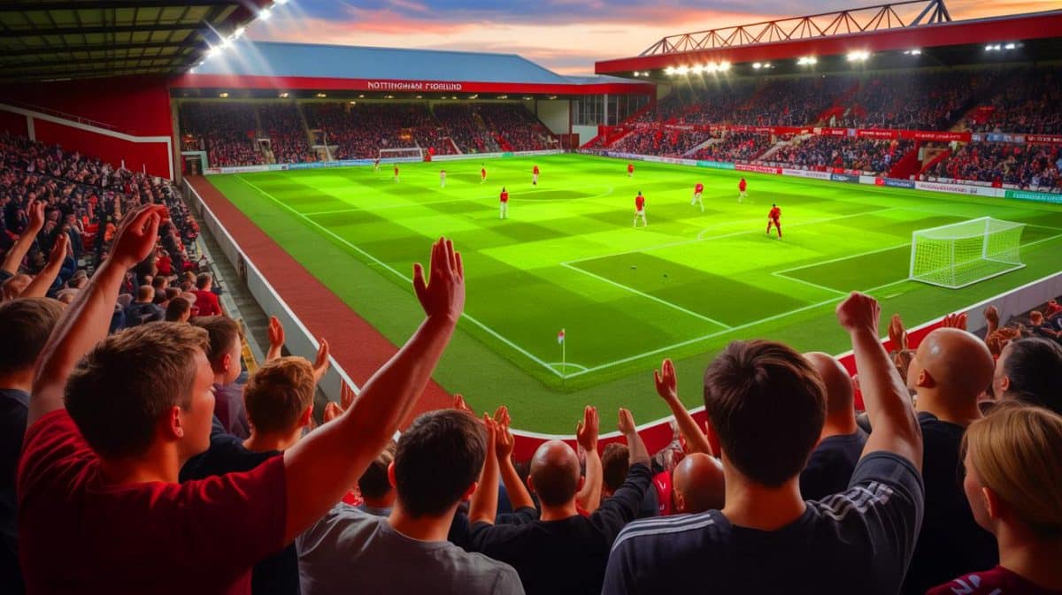 Ange Postecoglou’s Shocking Move That Terrifies Fans And Reveals The Truth About Nottingham Forest’s Future Illustration of Ange Postecoglou reacting to fan discontent during a Nottingham Forest match.