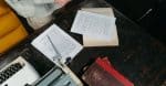 books writing author desk